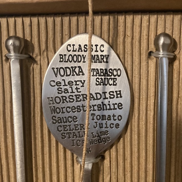 Towle Hand Stamped Cocktail Stirrers - Picture 3 of 9